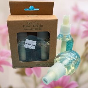 Scented Oil Refills FOUR (4) Festive Delight Scent Bed Bath & Beyond Lot